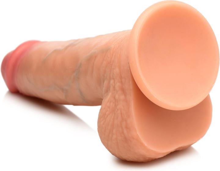 Image du produit Wicked Realistischer Dildo Mit Echten Hautfleischhoden 20'32 cm