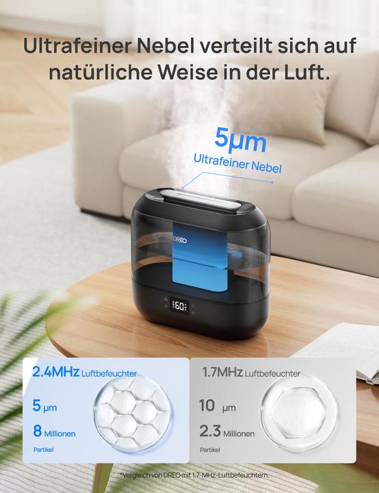 Actual product image Dreo HM420S 4L Air Humidifier (30 m²)