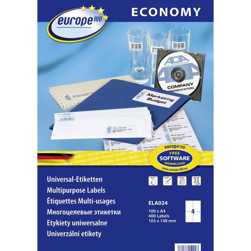 Avery Dennison, Etiketten, ELA024 Druckeretikett Selbstklebendes Druckeretikett