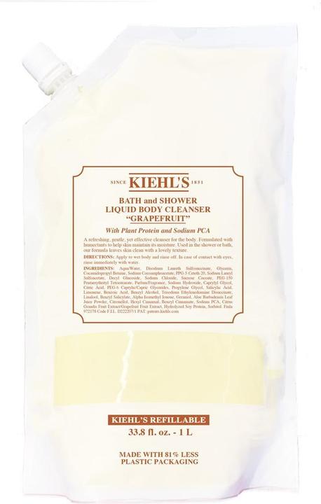 Kiehl's Liquid Body Cleanser Grapefruit Refill Pouch liq