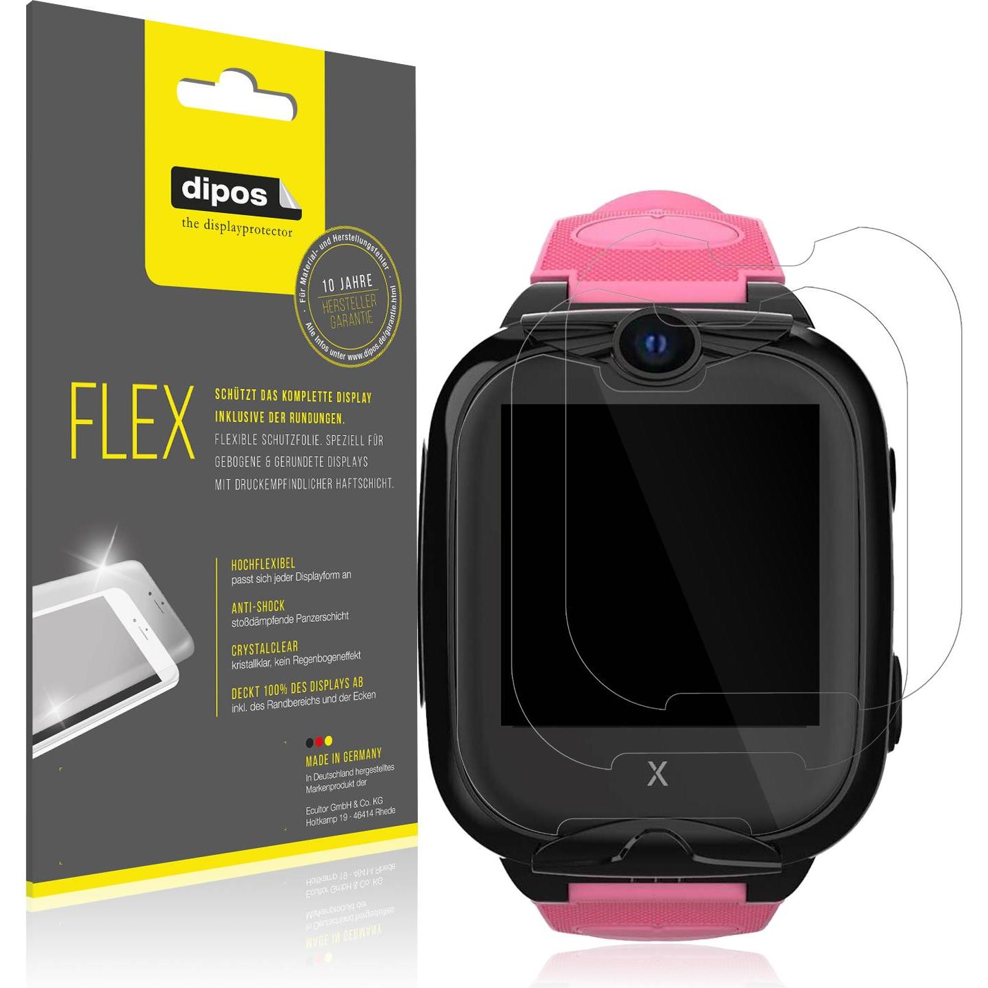 Dipos 3D Full Cover Schutzfolie, Smartwatch Schutzfolie, Transparent