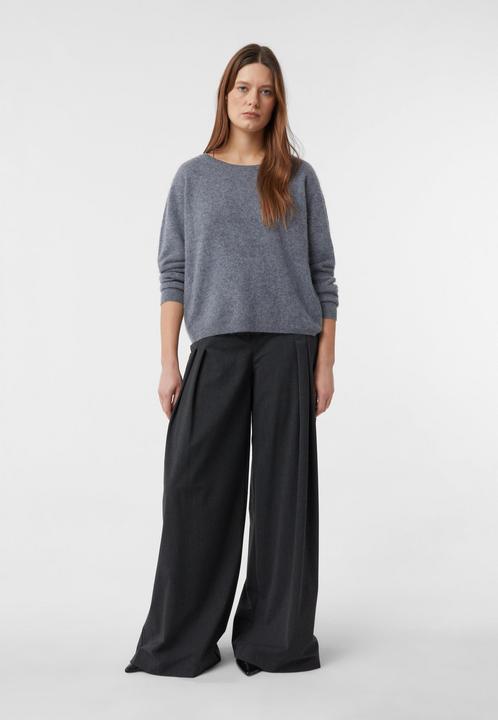 Produktbild Comma Strickpullover Gebürsteter Woll-Pullover mit Rippblenden (44)