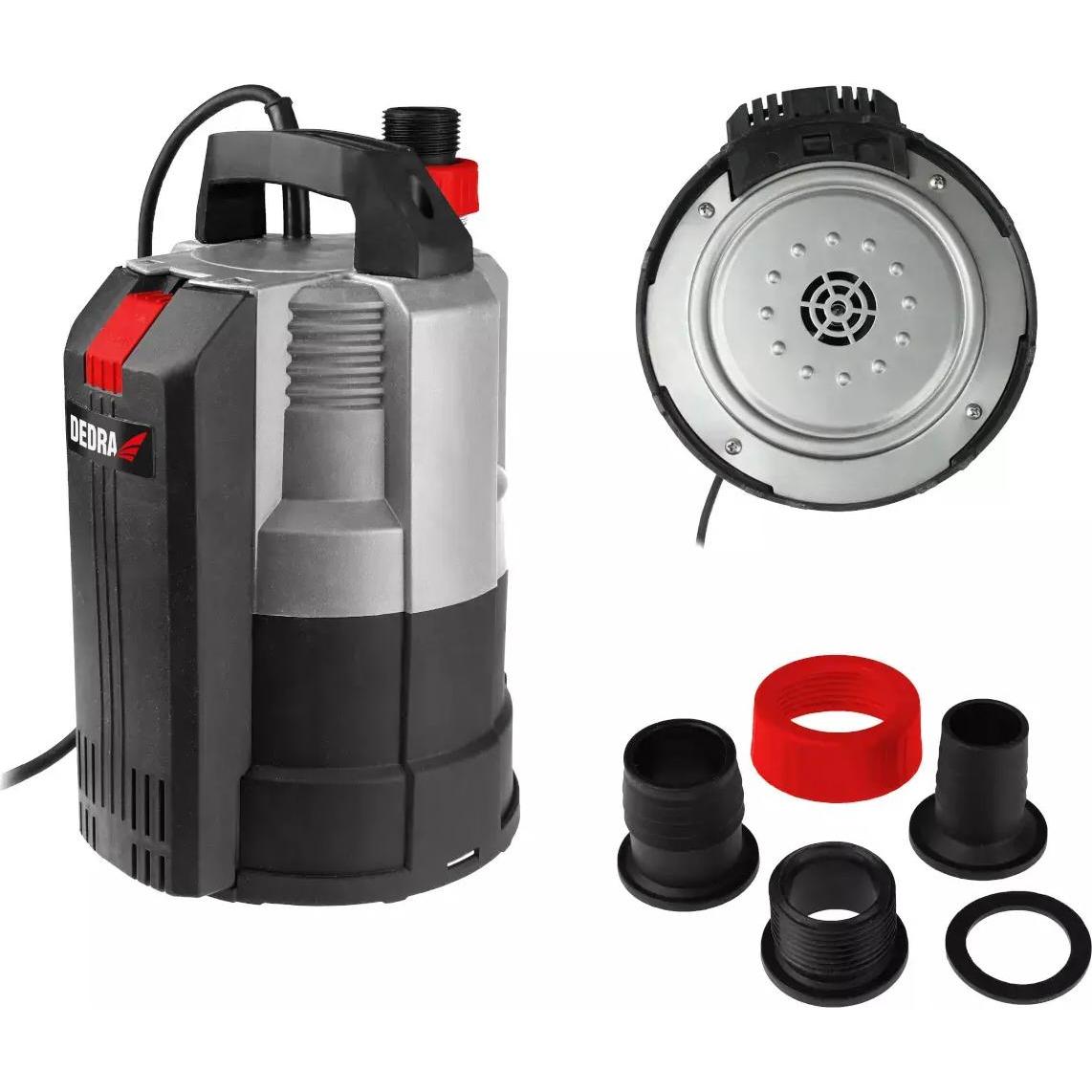 Dedra, Wasserpumpe, 350W flat suction submersible pump for clean water