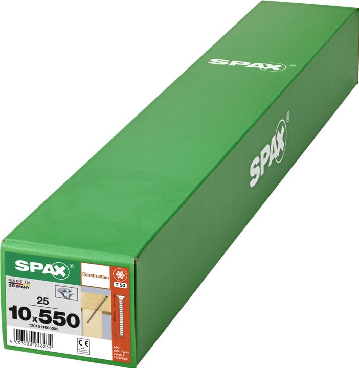 Image du produit Spax Tête Multidirectionnelle T-Star Plus T50 Entièrement Filetée Cut Wirox (25 Vis par pièce)
