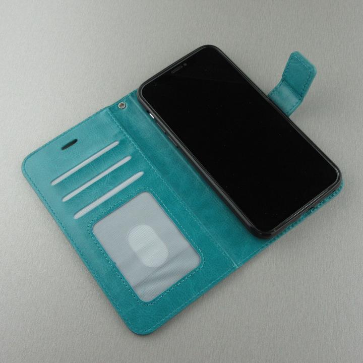 Produktbild PhoneLook Hülle Premium Flip Türkis (Apple iPhone 13 Pro)