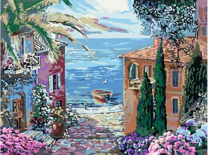Actual product image Ravensburger CreArt Mediterranean Landscape