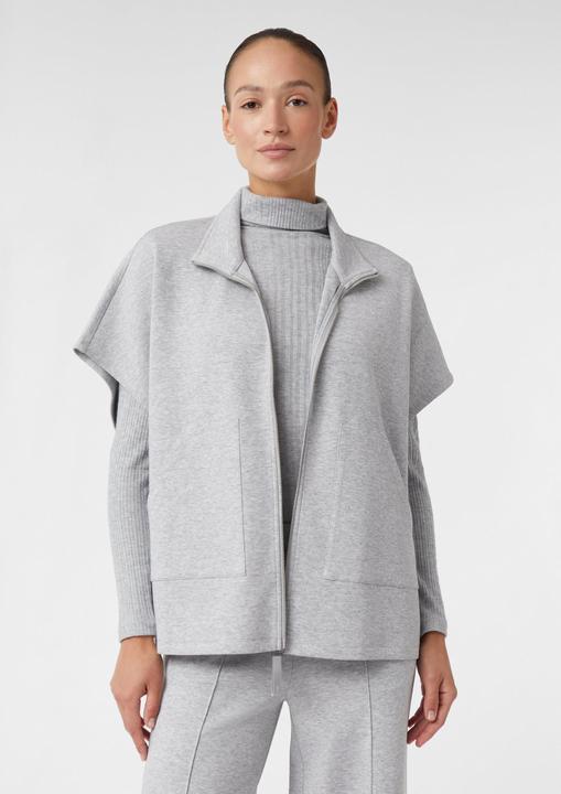 Produktbild Comma Sweatshirt Oversized Sweatshirt-Cape mit aufgesetzten Taschen (32)