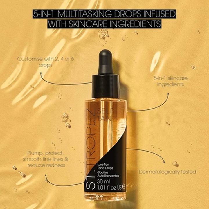 Actual product image St. Tropez Face Glow Drops (Self tanning serum, 30 ml)