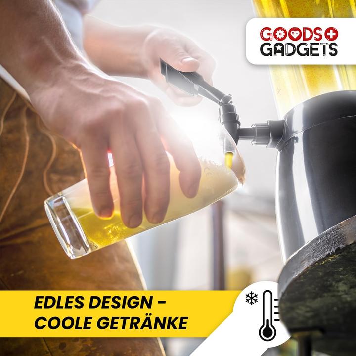 Immagine prodotto Goods + Gadgets Biersäule mit Eiskühlung (4,0L)