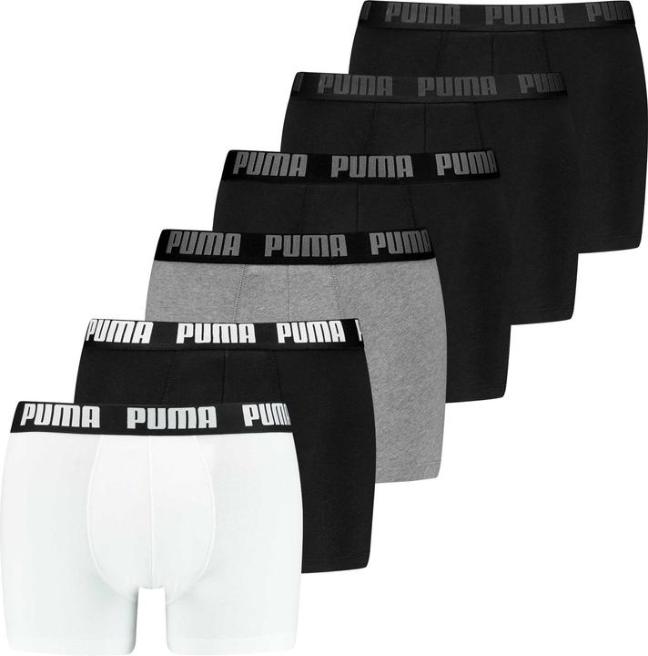 Produktbild Puma Boxershort Casual Figurbetont BASIC BOXER 6P ECOM (S, 6er Pack)