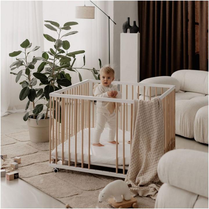 Actual product image Sämann Premium playpen (Beech)