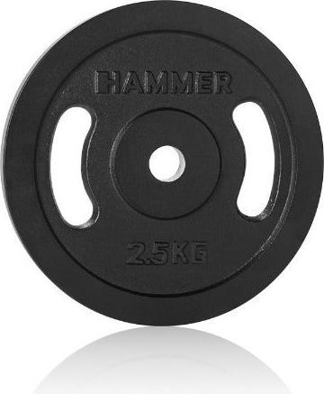 Actual product image Hammer Fitness Weight discs 1 x 2.5 kg (1 x 2.5 kg)