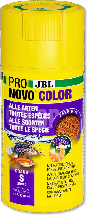 JBL Aquaristik und Terraristik ProNovo COLOR GRANO S 100ml CLICK