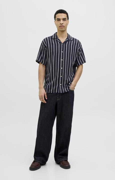 Produktbild Jack & Jones Jjeenzo Stripe Resort Shirt Ss Sn (L)