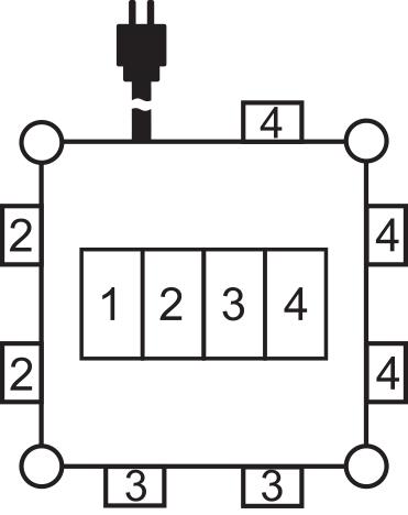 Produktbild Brennenstuhl Kabel Baustelleneinsatz und ständiger Einsatz im Freien, mit FI-Schalter (7 x, CEE 7/3)