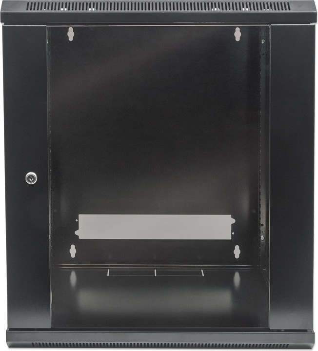 Produktbild Intellinet 19 Zoll Wandgehäuse 19" Wandverteiler, 9HE, 450mm tief, schwarz (9 HE, 19 Zoll Rack)