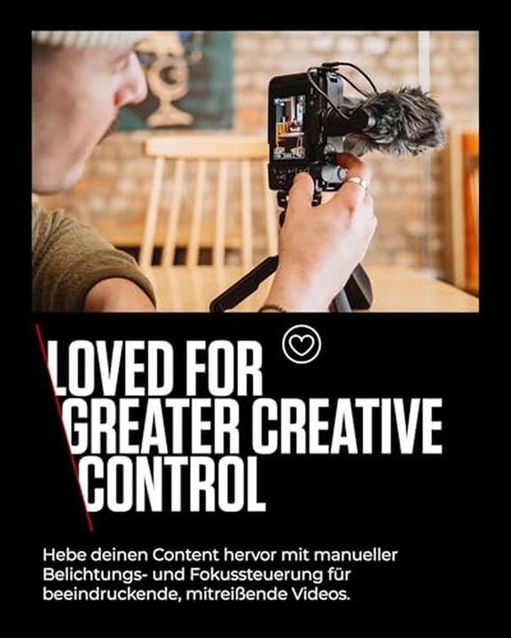 Actual product image Canon EOS R50 V + RF-S 14-30mm F4-6.3 IS STM PZ Creator Kit (14 - 30 mm, 24.20 Mpx, APS-C / DX)
