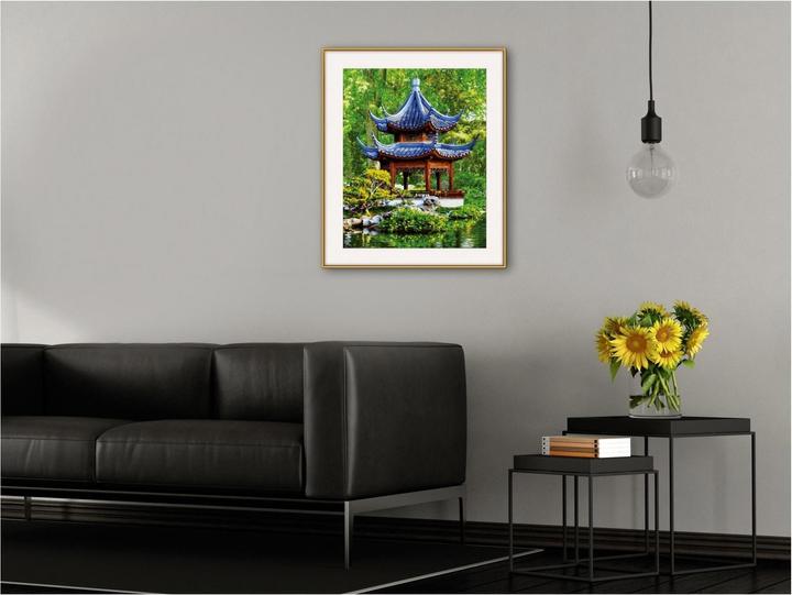 Actual product image Schipper Painting by numbers Pagoda in Japanese garden