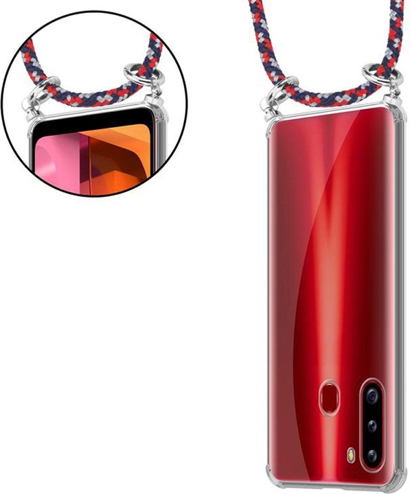 Produktbild Cadorabo TPU Handy Kette SILBER Cover