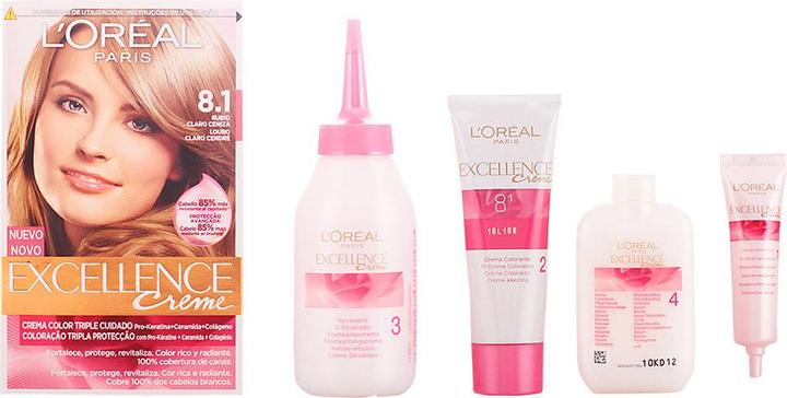 Produktbild L'Oréal Paris EXCELLENCE Creme tinte #8,1 rubio claro ceniza (#8,1 rubio claro ceniza)
