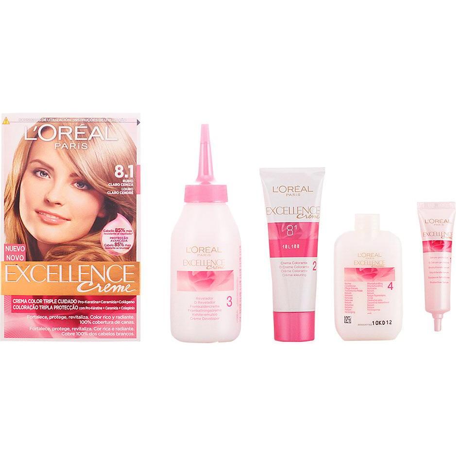Thumbnail - L'Oréal Paris, Haarfarbe, EXCELLENCE Creme tinte #8,1 rubio claro ceniza (#8,1 rubio claro ceniza)