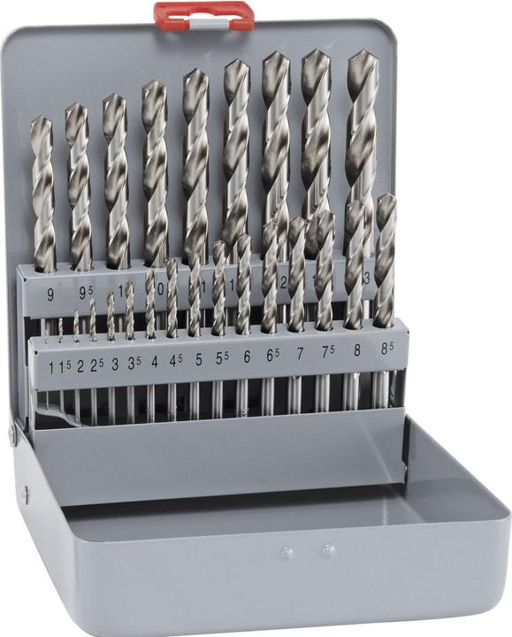 Actual product image Alpen Twist drill set (1 mm, 1.5 mm, 2 mm, 2.5 mm, 3 mm, 3.5 mm, 4 mm, 4.5 mm, 5 mm, 5.5 mm, 6 mm, 6.5 mm, 7 mm, 7.5 mm, 8 mm, 8.5 mm, 9.5 mm, 9 mm, 10 mm, 10.5 mm, 11 mm, 11.5 mm, 12 mm, 12.5 mm, 13 mm)