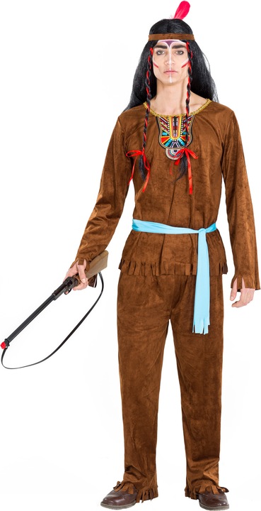 Produktbild Dressforfun Herrenkostüm Indianer Apache kräftiger Bison (S)