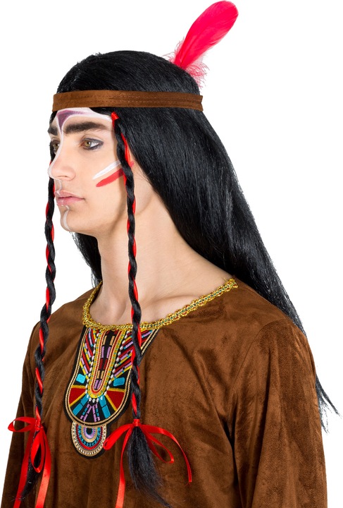 Produktbild Dressforfun Herrenkostüm Indianer Apache kräftiger Bison (S)