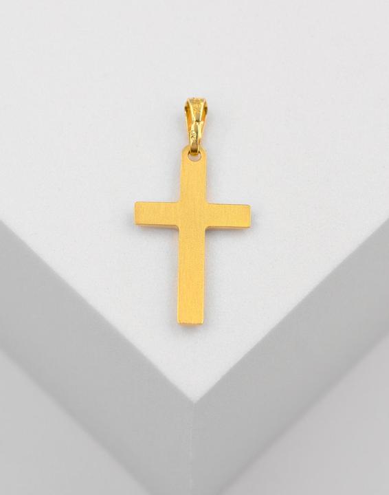 Image du produit Muau Croix (750, Or blanc, Or jaune 18 carats)