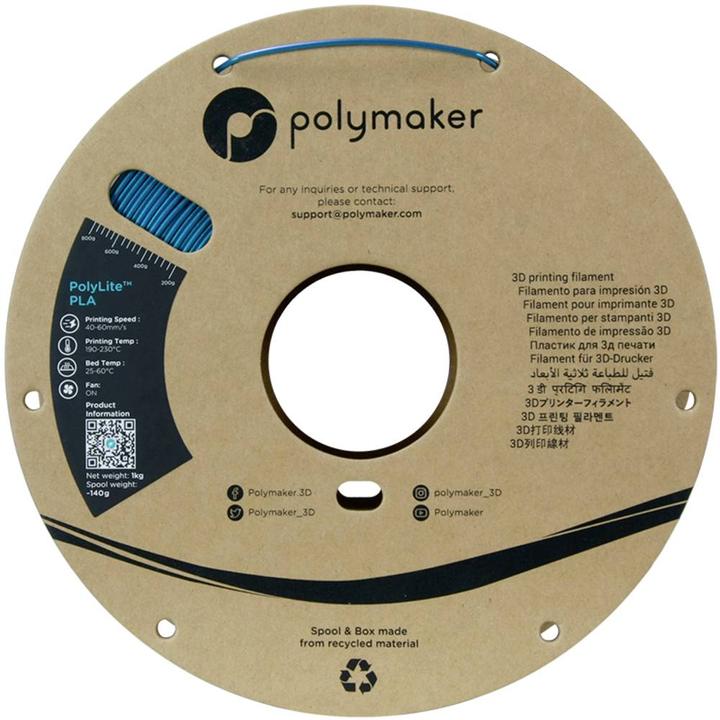 Actual product image Polymaker PolyLite PLA Starlight (PLA, 1.75 mm, 1000 g, Multicoloured)