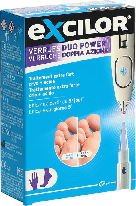 Produktbild Excilor Warzen Duo Power Pen (Fusscrème & Fussgel, 1 ml)