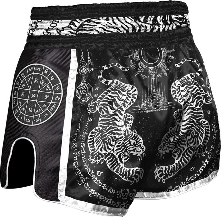 Image du produit 8Weapons 8 WEAPONS Muay Thai Shorts Carbon Sak Yant Tigers black (M)