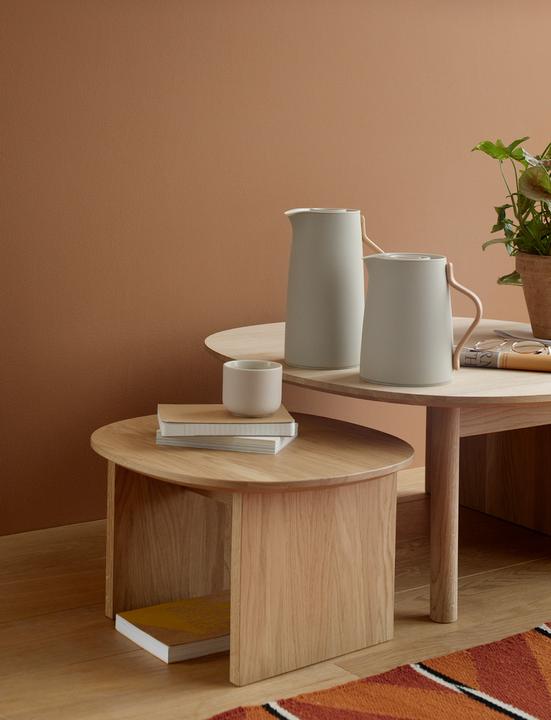 Produktbild Stelton Theo cup with coaster 0.2 l. sand (200 ml, 1 x)