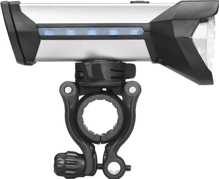 Immagine prodotto Busch & Müller Scheinwerfer Akku IXON ROCK 100 Lux USB Powerbank Lithium Akku ALU silber 198L he10