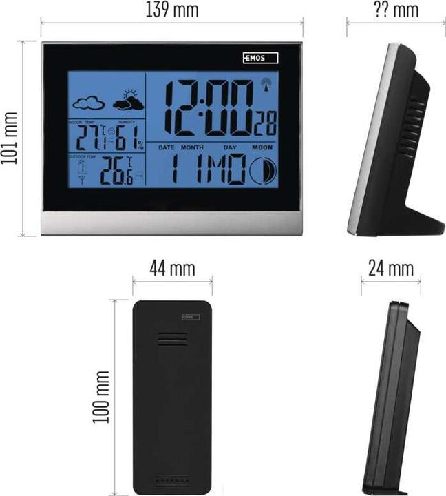 Immagine prodotto Emos Stazione meteo wireless E3070