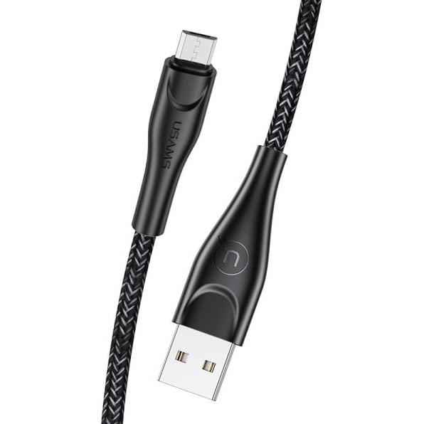 Usams USB-A - microUSB cable 3 m black (63793-uniw) (3 m), USB Kabel