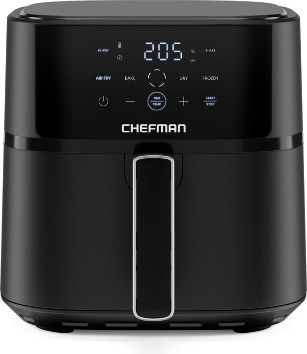 Chefman TurboFry Touch - Digitale 5.7-Heissluftfritteuse mit Sichtfenster