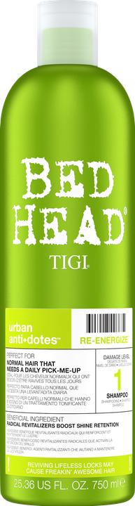 Image du produit Tigi Tête de lit : ré-énergiser (750 ml, Shampoing liquide)
