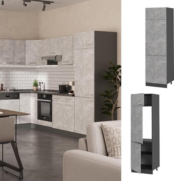 Produktbild Vicco Kühlumbauschrank R-Line (60 x 57.20 x 206.80 cm)