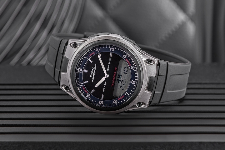 Productafbeelding Casio DUAL AW-80-1AVDF Herenhorloge + DOOS