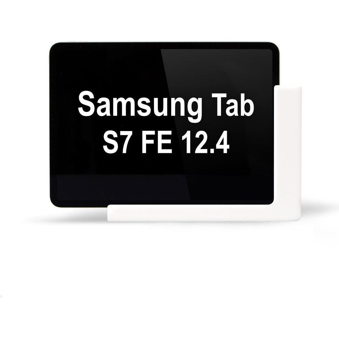 TabLines TWP013W Wandhalterung für Samsung Tab S7 FE 12.4, weiss, Tablet Halterung, Weiss