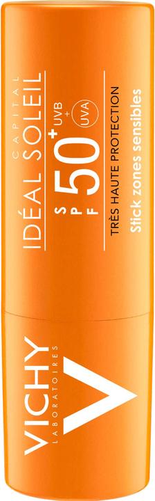 Produktbild Vichy Capital Soleil Stick empfindliche Hautpartien (Sonnenstick, Sonnencreme Gesicht, SPF 50+, 9 ml, 9 g)