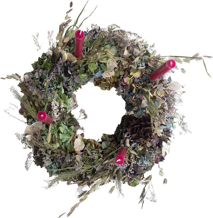 Immagine prodotto VEG and the City Corona d'Avvento Fiori Secchi Selvatici ca. 35 cm (35 cm)