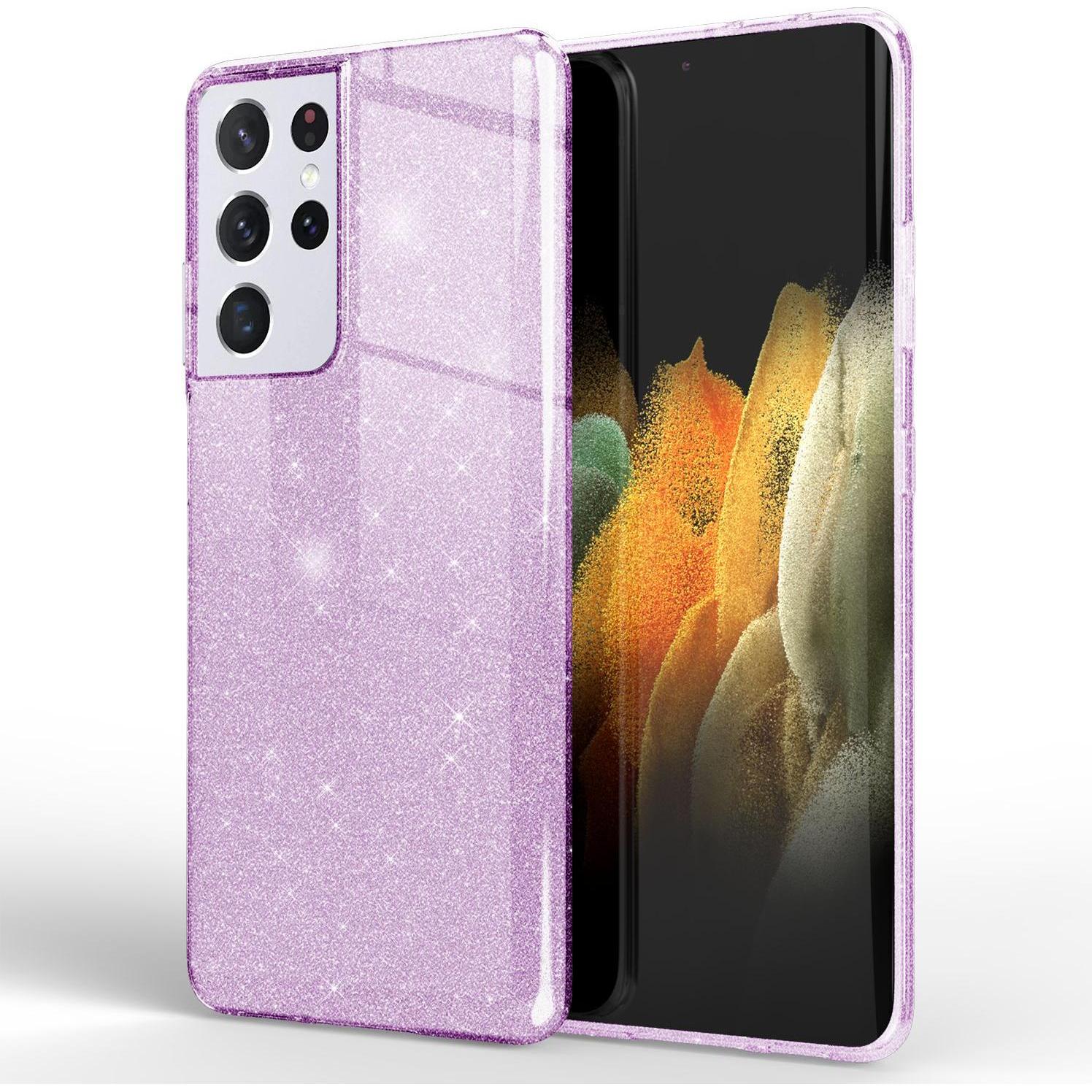 Nalia Handyhülle (Samsung Galaxy S21 Ultra), Smartphone Hülle, Violett