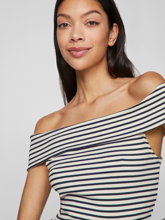 Produktbild Vila Gestreiftes Off Shoulder Top (L)