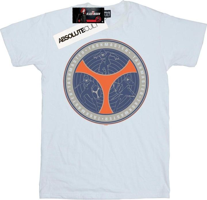 Actual product image Mens Black Widow Movie Taskmaster Shield Poses T-Shirt (XL)