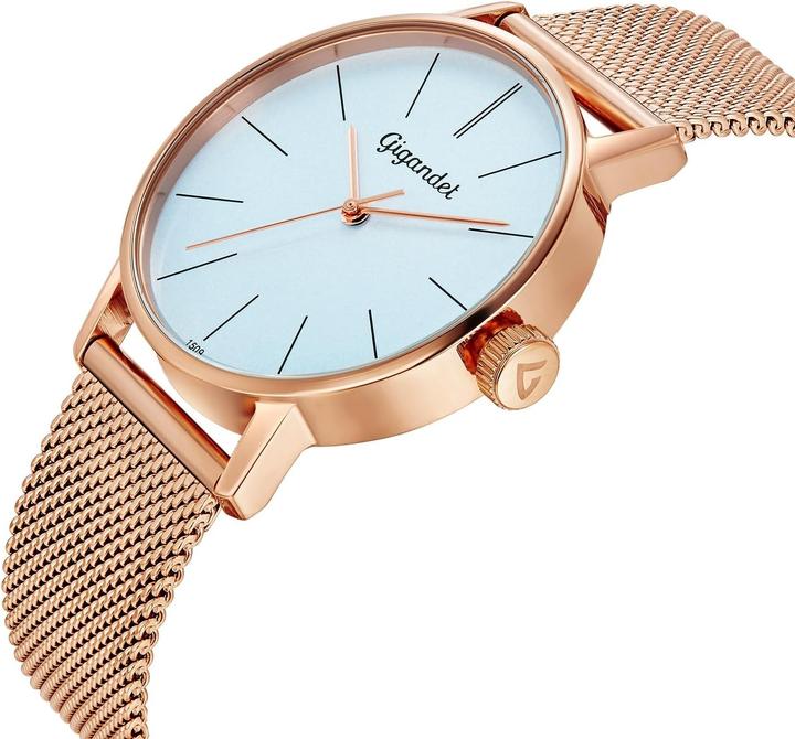 Image du produit Gigandet Analogue japonais étanche pour femmes avec bracelet en acier inoxydable (Montre analogique)