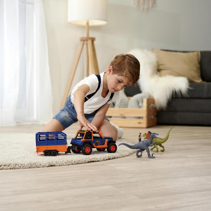 Immagine prodotto Dickie Set gioco Dino Jeep con rimorchio