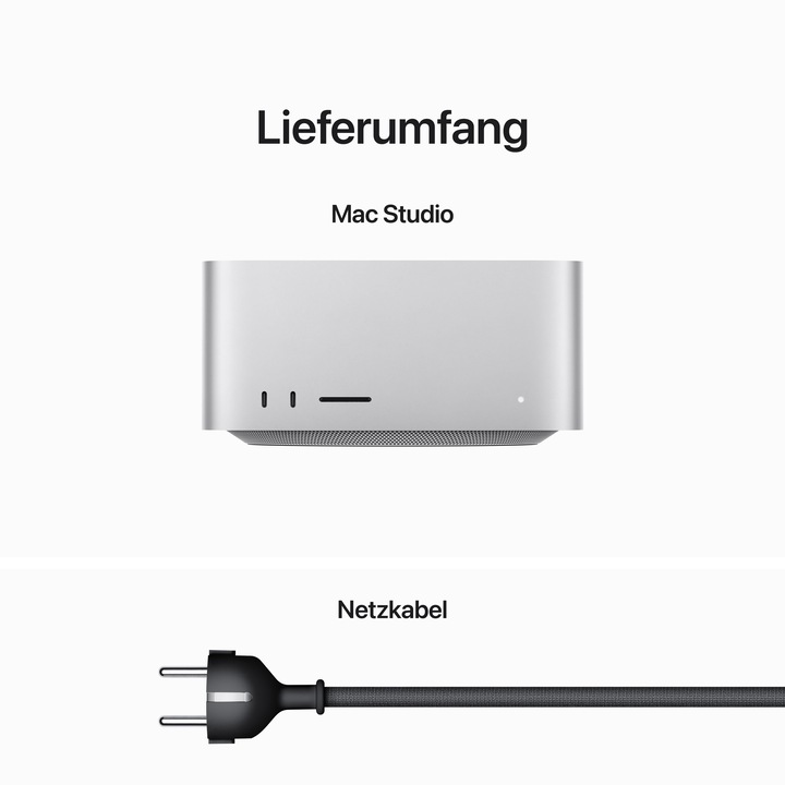 Actual product image Apple Mac Studio (M2 Max, 32 GB, 512 GB)