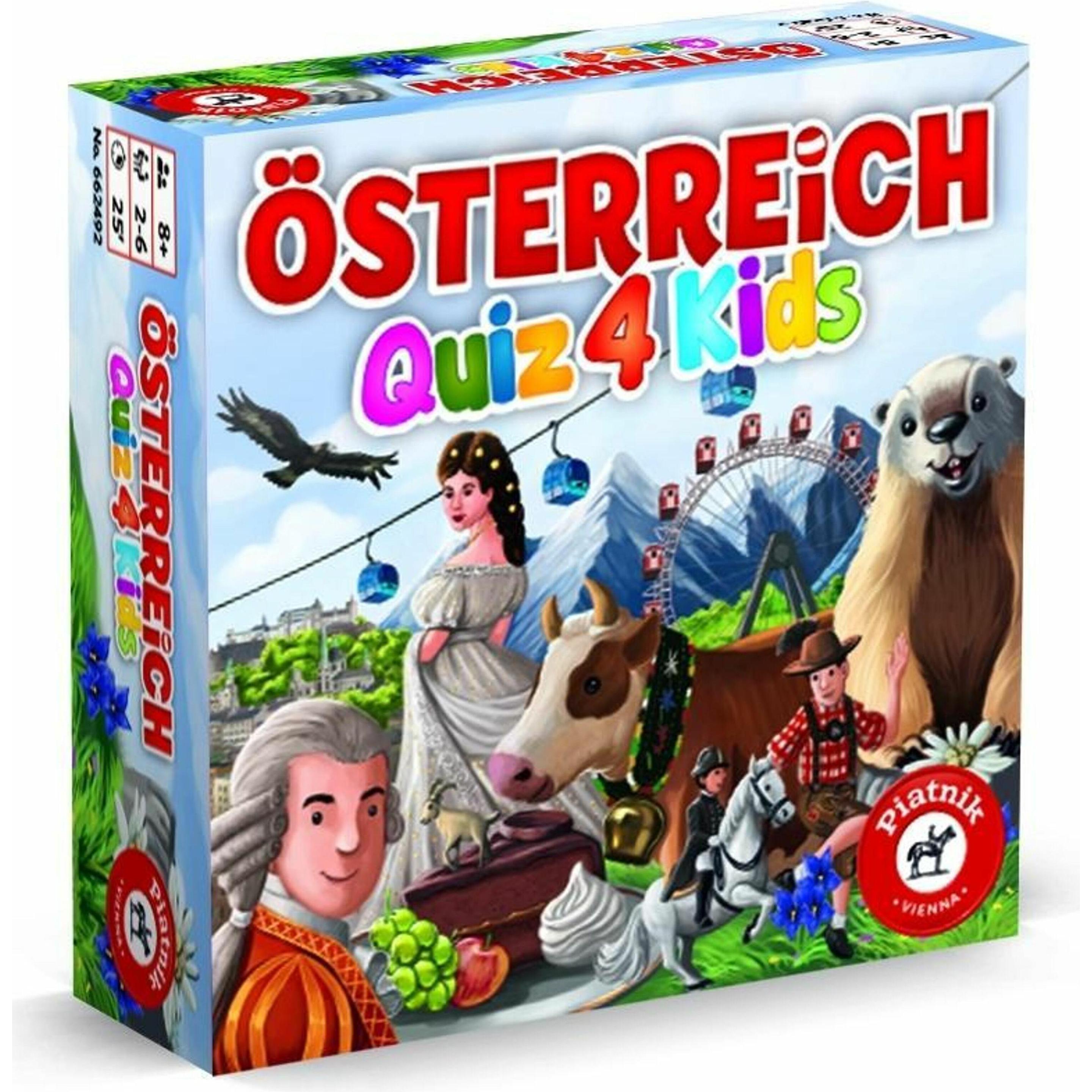 Piatnik ÖSTERREICH QUIZ 4 KIDS 662492 (Deutsch) (6624)